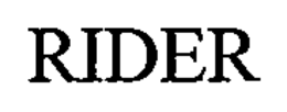 RIDER trademark