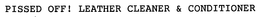 PISSED OFF! LEATHER CLEANER & CONDITIONER trademark