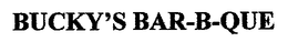 BUCKY'S BAR-B-QUE trademark