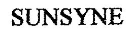 SUNSYNE trademark