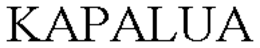 KAPALUA trademark