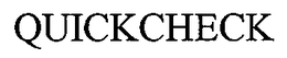 QUICKCHECK trademark