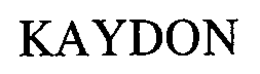 KAYDON trademark