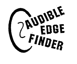 AUDIBLE EDGE FINDER trademark