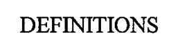 DEFINITIONS trademark