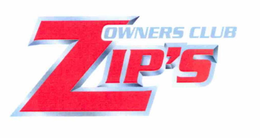 ZIP'S OWNERS CLUB trademark