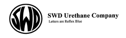 SWD SWD URETHANE COMPANY LETTERS ARE REFLEX BLUE trademark