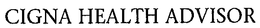 CIGNA HEALTH ADVISOR trademark
