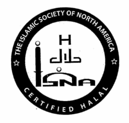 ISNA THE ISLAMIC SOCIETY OF NORTH AMERICA CERTIFIED HALAL trademark