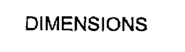 DIMENSIONS trademark