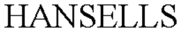 HANSELLS trademark