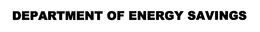 DEPARTMENT OF ENERGY SAVINGS trademark