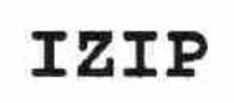 I-ZIP trademark