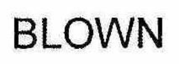 BLOWN trademark