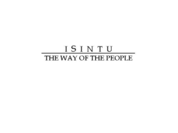 ISINTU - THE WAY OF THE PEOPLE trademark
