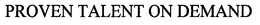 PROVEN TALENT ON DEMAND trademark