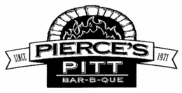 PIERCE'S PITT BAR-B-QUE SINCE 1971 trademark