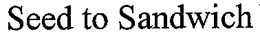 SEED TO SANDWICH trademark