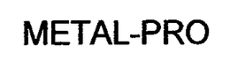 METAL-PRO trademark