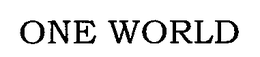 ONE WORLD trademark