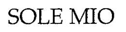 SOLE MIO trademark