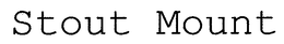 STOUT MOUNT trademark