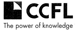 CCFL THE POWER OF KNOWLEDGE trademark