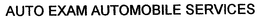 AUTO EXAM AUTOMOBILE SERVICES trademark