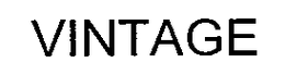 VINTAGE trademark
