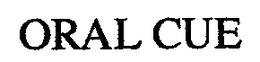 ORAL CUE trademark
