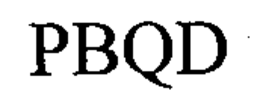 PBQD trademark
