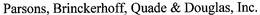 PARSONS, BRINCKERHOFF, QUADE & DOUGLAS, INC. trademark