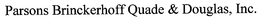 PARSONS BRINCKERHOFF QUADE & DOUGLAS, INC. trademark