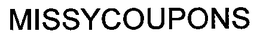 MISSYCOUPONS trademark