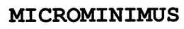 MICROMINIMUS trademark