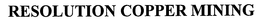 RESOLUTION COPPER MINING trademark
