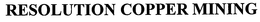 RESOLUTION COPPER MINING trademark