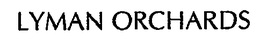 LYMAN ORCHARDS trademark