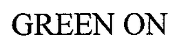 GREEN ON trademark