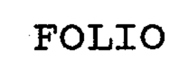 FOLIO trademark