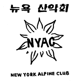 NYAC NEW YORK ALPINE CLUB trademark