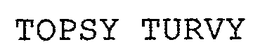 TOPSY TURVY trademark