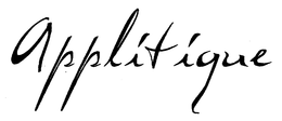 APPLITIQUE trademark