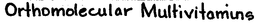 ORTHOMOLECULAR MULTIVITAMINS trademark