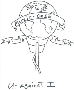 MUZIC ONEE U AGAINST I trademark