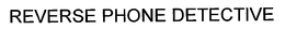 REVERSE PHONE DETECTIVE trademark