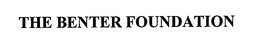 THE BENTER FOUNDATION trademark