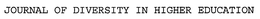 JOURNAL OF DIVERSITY IN HIGHER EDUCATION trademark