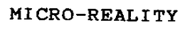 MICRO-REALITY trademark