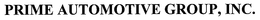 PRIME AUTOMOTIVE GROUP, INC. trademark